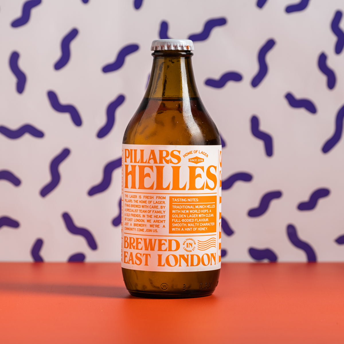 Pillars Brewery Helles 4.8 330ml Bottle