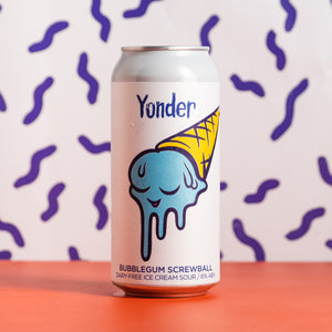 Yonder | Bubblegum Screwball | Dairy-Freen Ice Cream Sour | 6.0% 440ml Can