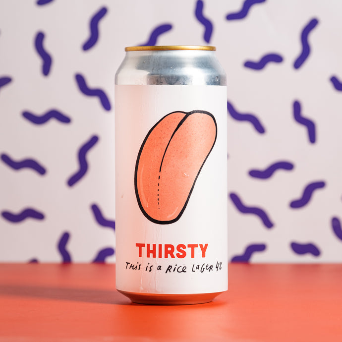 Pretty Decent | Thirsty Rice Lager 4% 440ml Can
