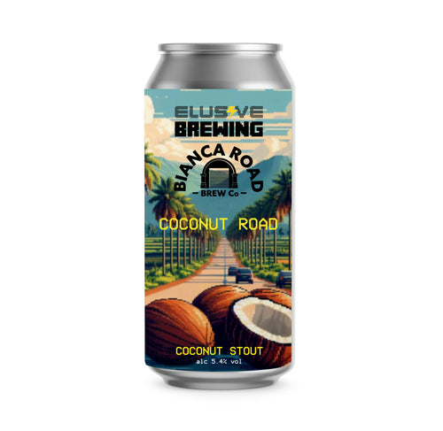 Elusive | Coconut Road Stout | 5.4% 440ml Can