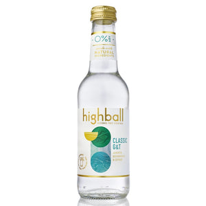Highball Alcohol-Free Cocktails | Classic G&T | 0.5% 250ml Bottle