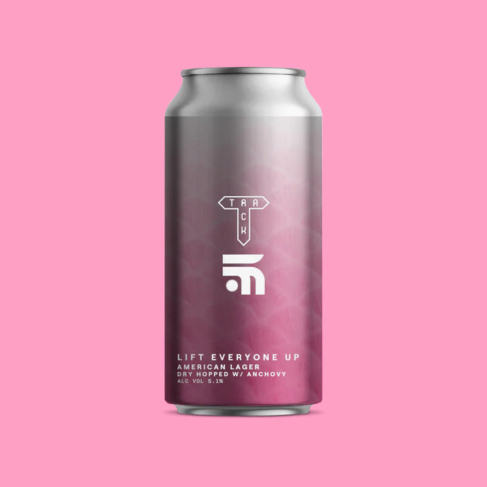 Track x Fast Fashion | Lift Everyone Up American Lager | 5.1% 440ml Can