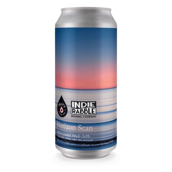 Polly's x Indie Rabble | Horizon Scan West Coast Pale Ale | 5% 440ml Can