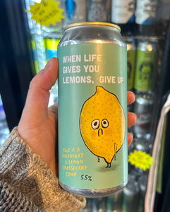 Pretty Decent Beer Co. | When Life Gives You Lemons, Give Up Raspberry & Lemon Cheesecake Sour | 5.5% 440ml Can