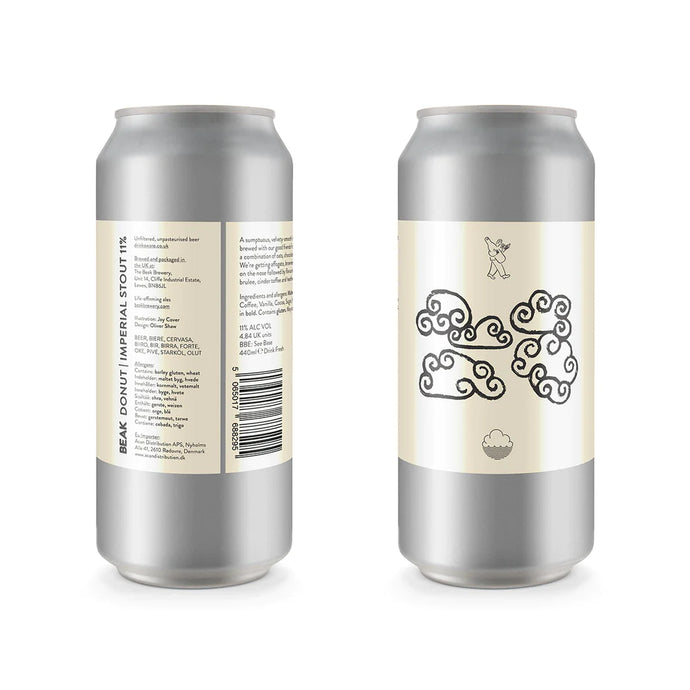 Beak x Cloudwater | Donut Imperial Stout | 11% 440ml Can