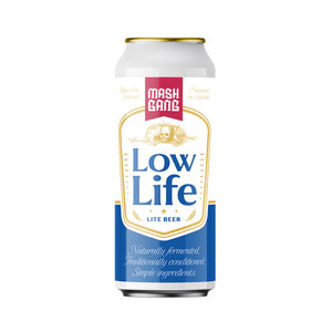 Mash Gang | Low Life AF Lager | 0.5% 440ml Can