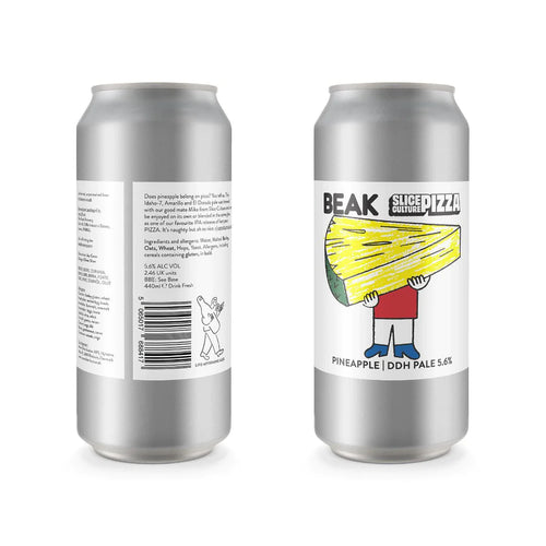 Beak x Slice Culture | Pineapple DDH Pale Ale | 5.6% 440ml Can