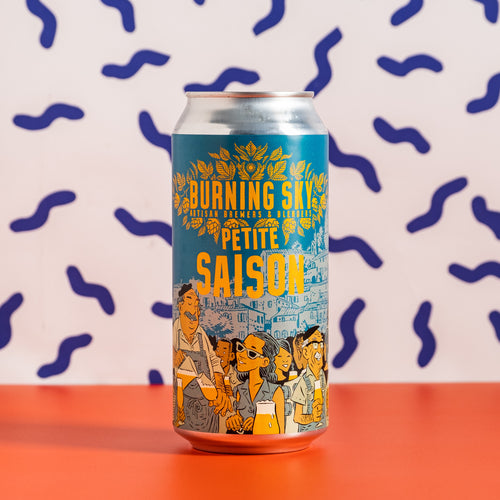 Burning Sky | Petite Saison | 3.5% 440ml can - Saison from ALL GOOD BEER