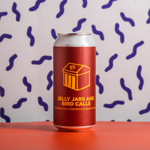 Pomona Island Brew Co | Jelly Jars And Bird Calls Blackcurrant, Elderberry & Quince Gose | 6.5% 440ml Can