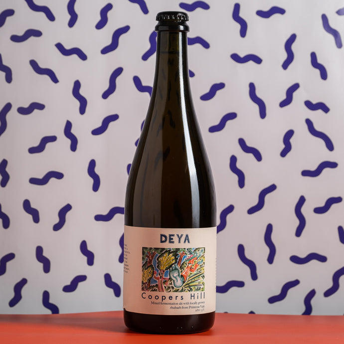 DEYA Brewery | Coopers Hill Mixed Fermentation Ale with Rhubarb | 5.0% 750ml Bottle