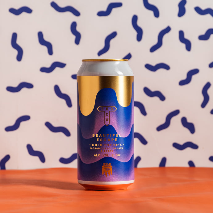 Track Brewing Co | Beautiful Escape Gold Top DIPA | 8.5% 440ml Can