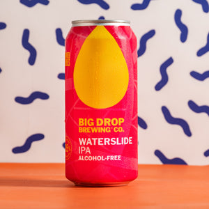 Big Drop Brewing Co | Waterslide Alcohol-Free IPA | 0.5% 440ml Can