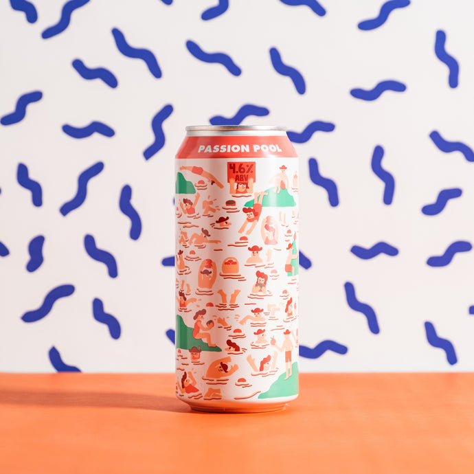 Mikkeller - Passion Pool Passion Fruit Gose 4.6% 440ml Can - all good beer.