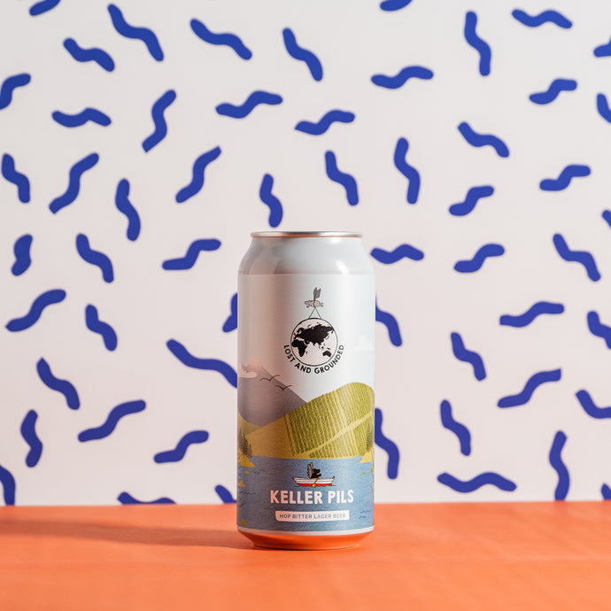 Lost & Grounded - Keller Pils 4.8% 440ml Can - all good beer.