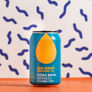 Big Drop - Coba Maya Cerveza Alcohol-Free Lager 0.5% 330ml Can - Low & No Alcohol from ALL GOOD BEER