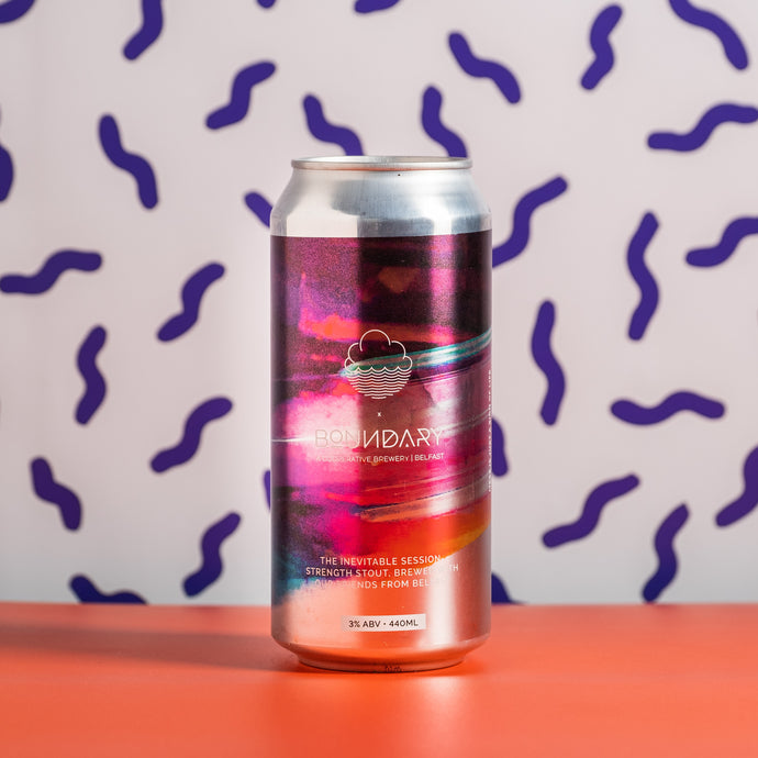 Cloudwater X Boundary | Mess Is Just A Sign Of Life Nitro Stout | 3.0% 440ml Can
