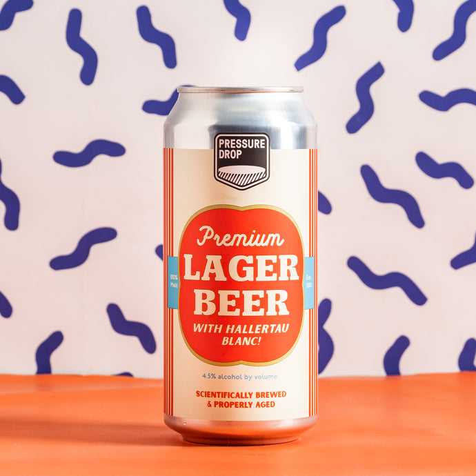 Pressure Drop Brewery | Premium Lager Beer | 4.5% 440ml Can