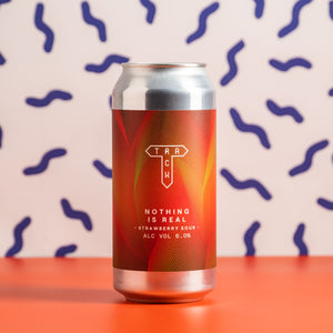 Track Brewing Co | Nothing Is Real Strawberry Sour | 6.0% 440ml Can