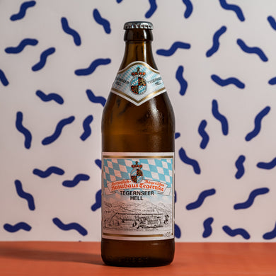 Tegernseer Hell by Herzoglich Bayerisches Brauhaus 4.8% 500ml Bottle - all good beer.