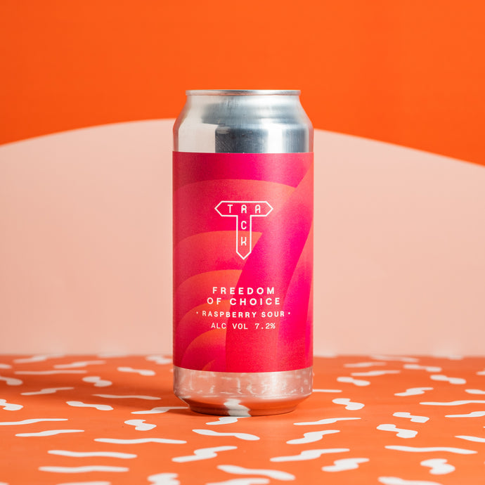 Track Brewery - Freedom of Choice Fruited Berliner Weisse 7.2% 440ml Can - all good beer.