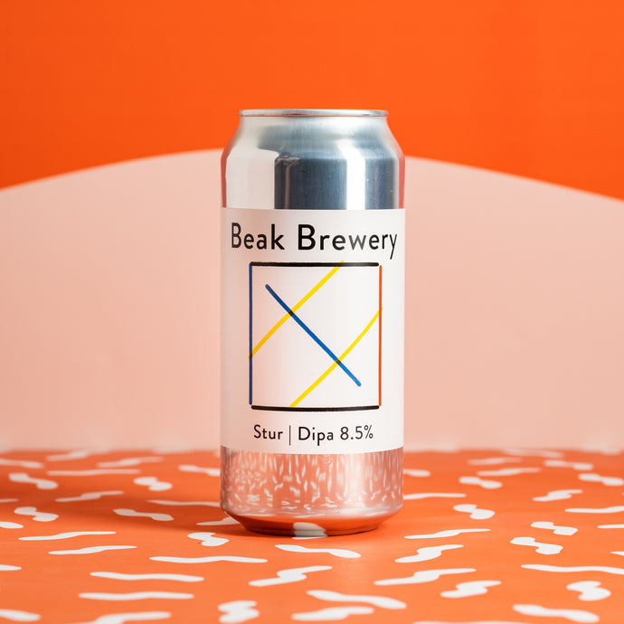 Beak Brewery - Stur DIPA 8.5% 440ml Can - all good beer.