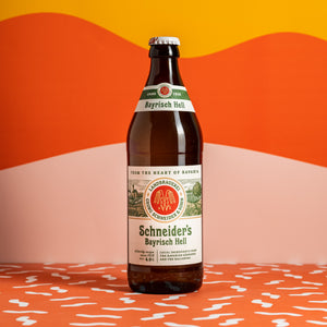 Schneider’s - Bayrisch Hell 4.9% 500ml bottle - all good beer.