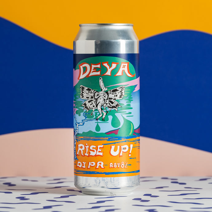 Deya - Rise Up! DIPA 8% 500ml can - all good beer.