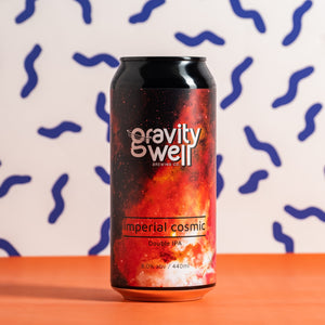 Gravity Well - Imperial Cosmic DIPA 8% 440ml can - all good beer.