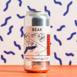 Beak Brewery - Power Vienna Lager 5.2% 440ml Can - Lager from ALL GOOD BEER