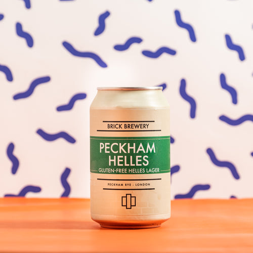 Brick Brewery - Peckham Helles Gluten-Free Helles Lager 4.2% 330ml Can - Gluten Free from ALL GOOD BEER