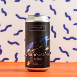 Burnt Mill Brewery - Meridian Line Pilsner 5.2% 440ml Can - Lager from ALL GOOD BEER