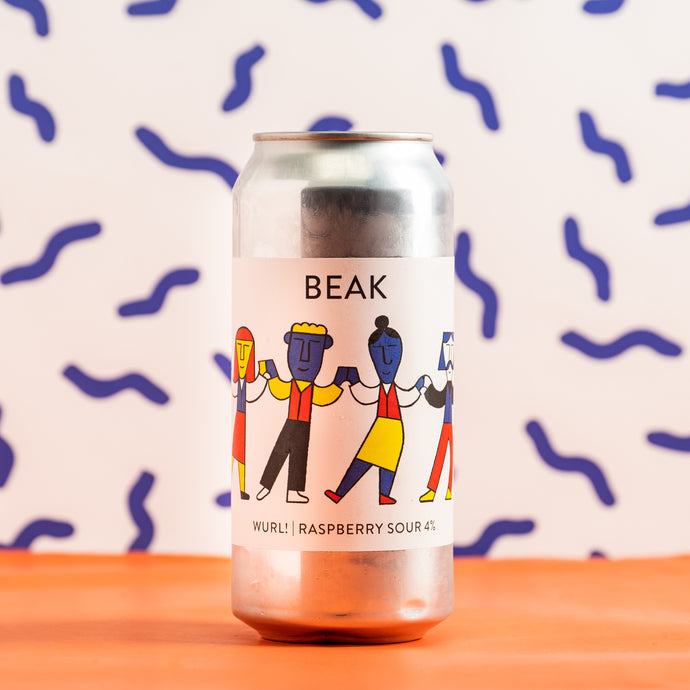 Beak Brewery - Wurl! Raspberry Sour 4% 440ml Can - Sour from ALL GOOD BEER