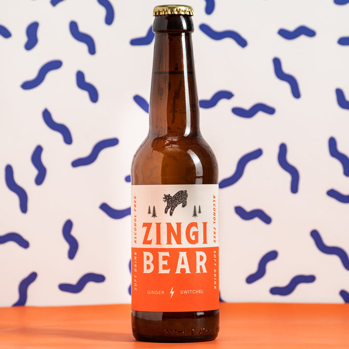 Zingi Bear | Ginger Switchel Alcohol-Free Soft Drink | 330ml Bottle