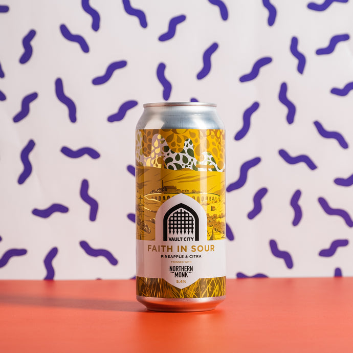 Vault City x Northern Monk | Faith In Sour Pineapple & Citra | 5.4% 440ML Can