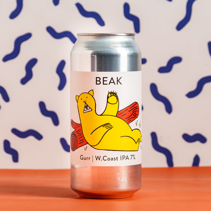 Beak Brewery - Gurr West Coast IPA 7.0% 440ml Can - IPA from ALL GOOD BEER