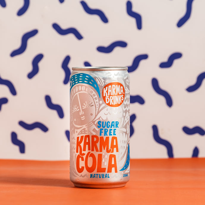 Sugar-Free Karma Cola 250ml Can - Soft Drinks from ALL GOOD BEER
