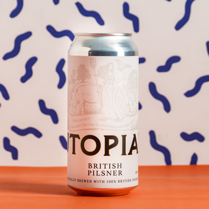 Utopian - British Pilsner 4.4% 440ml Can - Lager from ALL GOOD BEER