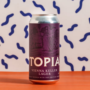 Utopian - Vienna Keller Lager 4.8% 440ml Can - Lager from ALL GOOD BEER