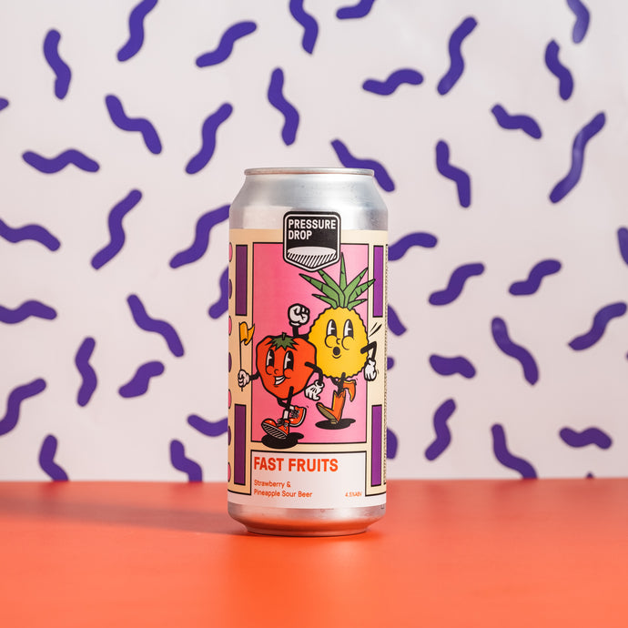 Pressure Drop | Fast Fruits Strawberry & Pineapple Sour | 4.5% 440ml Can