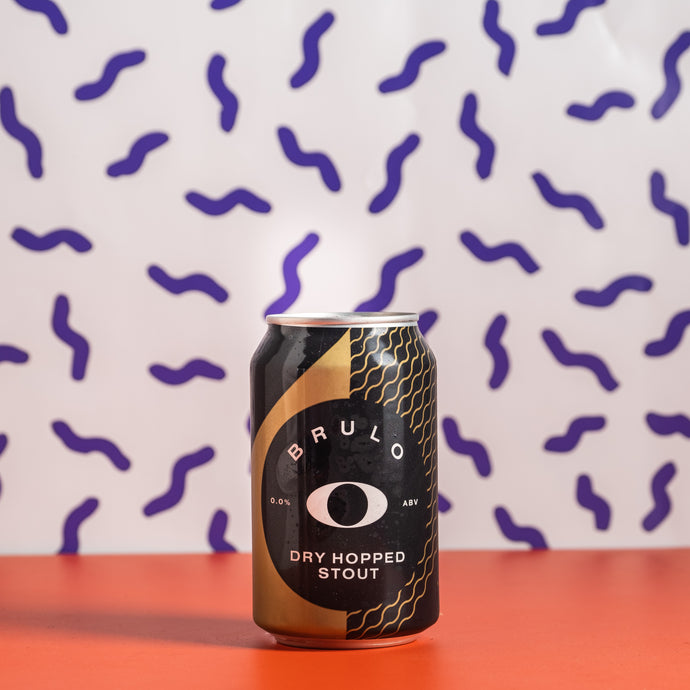 Brulo | Alcohol-Free Dry Hopped Stout | 0.0% 330ml Can