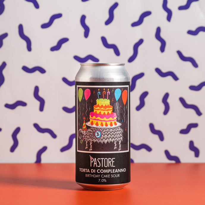 Pastore Brewing & Blending | Torta di Compleanno | Birthday Cake Sour | 7.0% 440ml Can