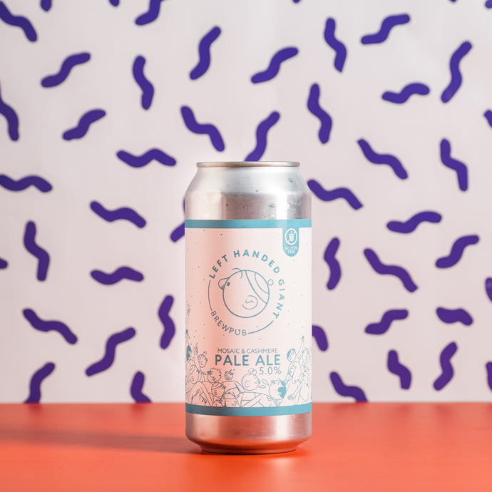 Left Handed Giant Brewpub | Mosaic & Cashmere Gluten-Free Pale Ale | 5.0% 440ml Can