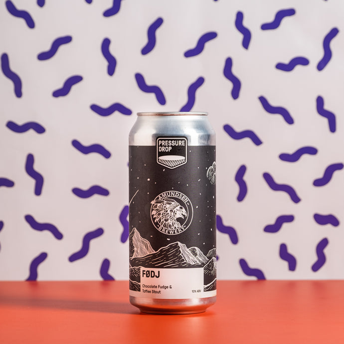Pressure Drop X Amundsen | Fødj Chocolate Fudge & Toffee Stout | 10.0% 440ml Can