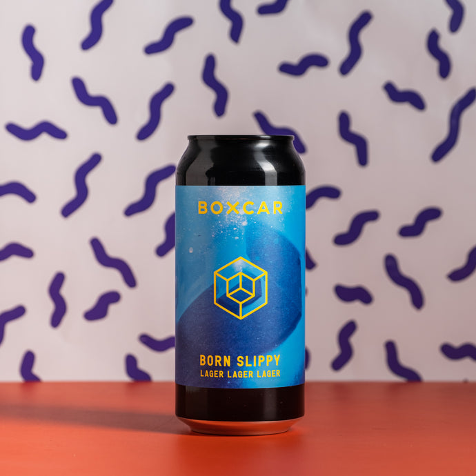 Boxcar Brewery | Born Slippy | Lager Lager Lager | 4.4% 440ml Can