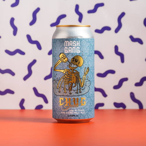 Mash Gang Brewery | Chug Gold Alcohol-Free Extra Pale Ale | 0.5% 440ml Can