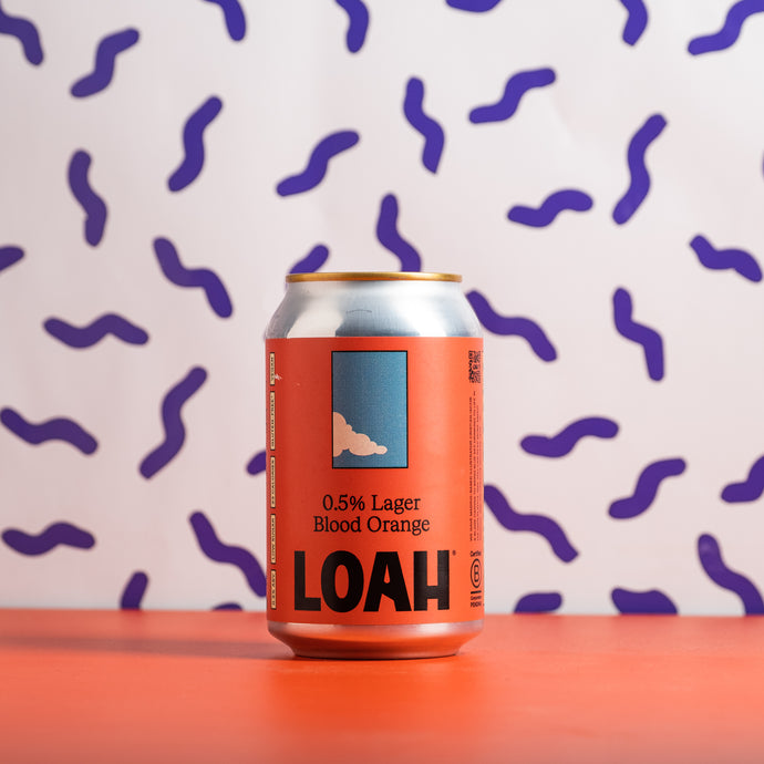 Loah | Lager Blood Orange | 0.5% 330ml Can