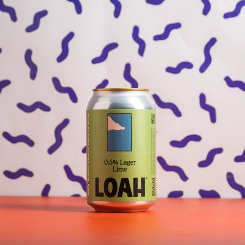 Loah | Lager Lime | 0.5% 330ml Can