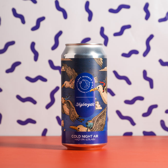 Left Handed Giant X Stigbergets | Cold Night Air | Hazy IPA 6.5% 440ml Can