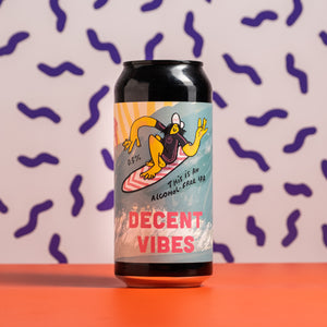 Pretty Decent Beer Co X Good Karma | Decent Vibes Alcohol-Free IPA | 0.5% 440ml Can
