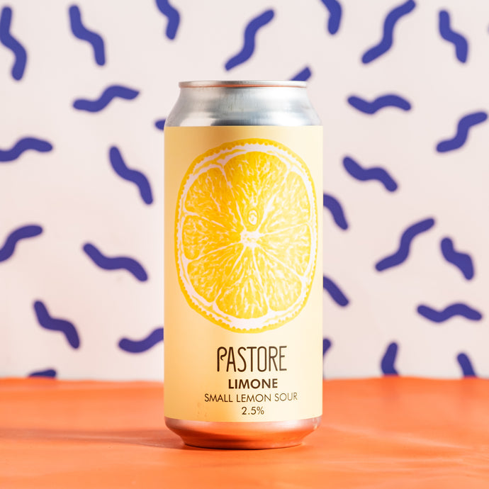 Pastore Brewing | Limone Small Lemon Sour | 2.5% 440ml Can